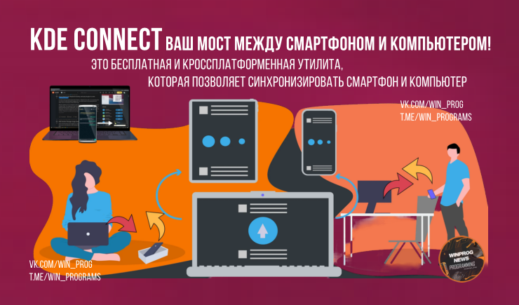 KDE Connect — ваш мост между смартфоном и компьютером!