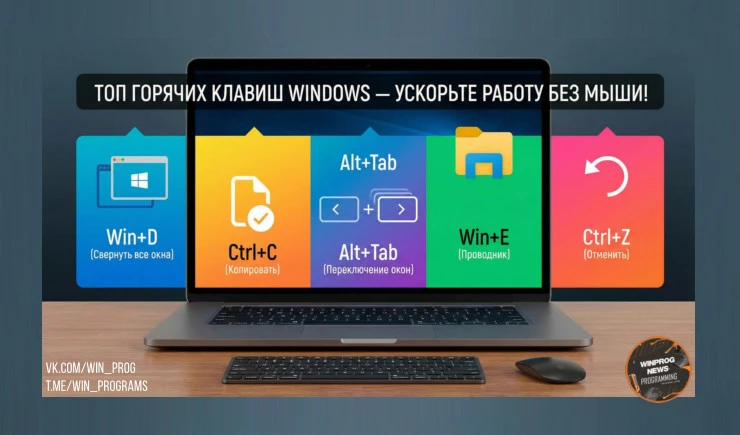 Топ горячих клавиш Windows — ускорьте работу без мыши!
