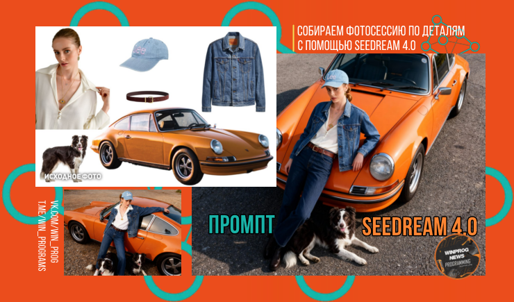 Собираем фотосессию по деталям с помощью Seedream 4.0