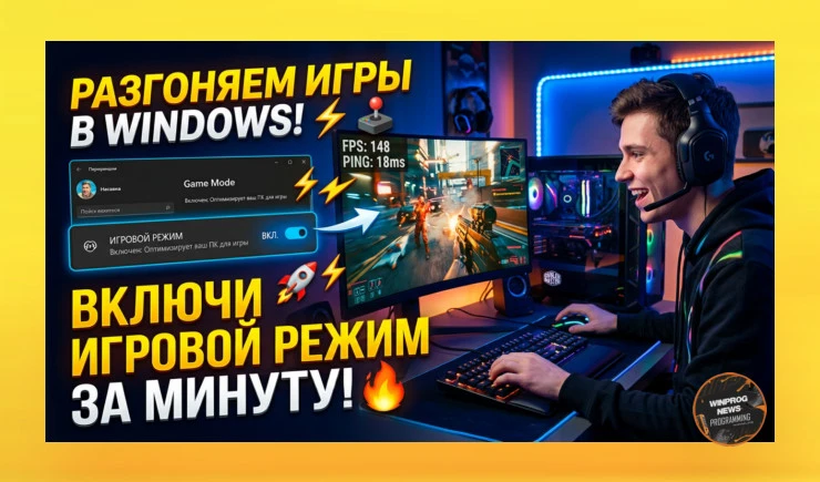 Разгоняем игры в Windows — включаем игровой режим за минуту!