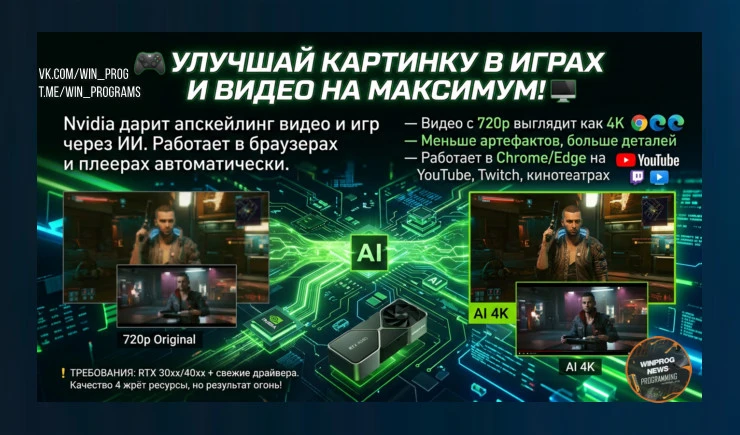 RTX-карта? Улучшай картинку в играх и видео на максимум!