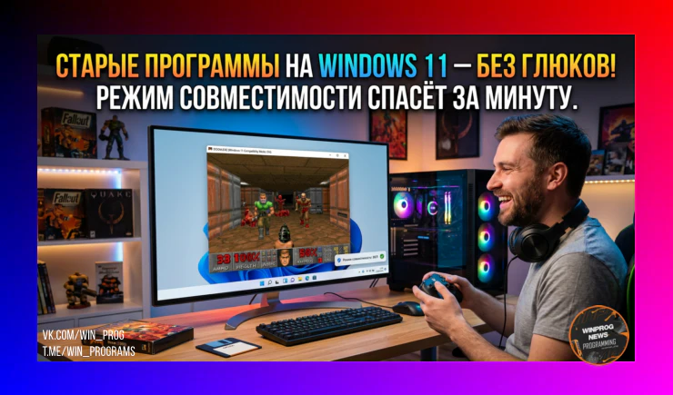 Запускаем старые программы на Windows 10/11 без глюков!