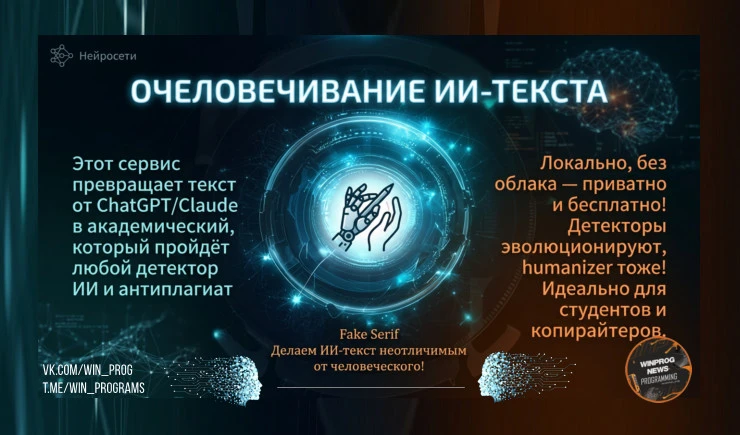 AI-Text-Humanizer-App — делаем ИИ-текст неотличимым от человеческого!