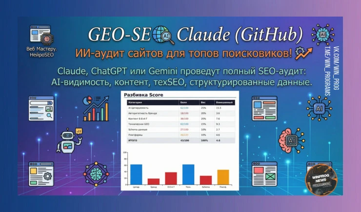 ИИ-аудит сайтов для топов поисковиков — GEO-SEO Claude!