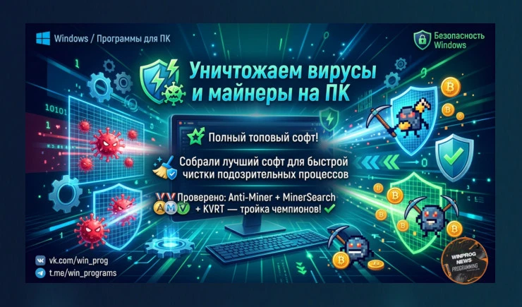 Уничтожаем вирусы и майнеры на ПК — полный топовый софт!