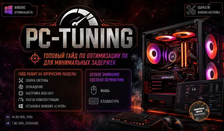 PC-Tuning: топовый гайд по оптимизации ПК для минимальных задержек