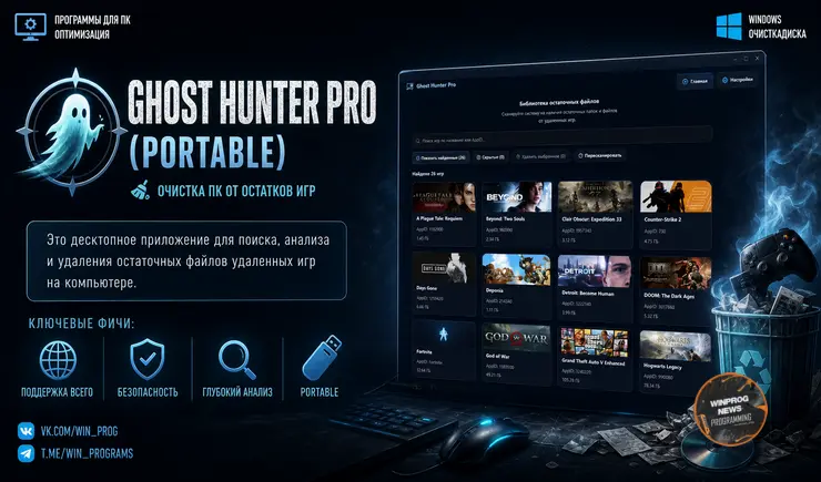Ghost Hunter Pro: изгоняем «призраков» удаленных игр с жесткого диска