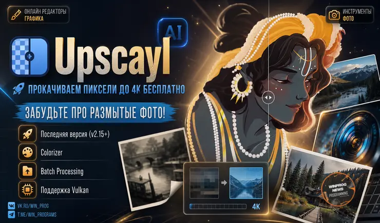 Upscayl: прокачиваем пиксели до 4K бесплатно