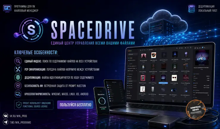 Spacedrive — Единый центр управления всеми вашими файлами