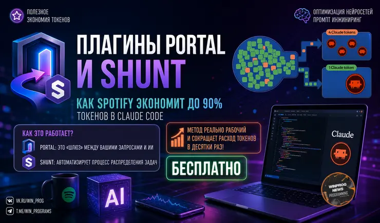 Portal и Shunt: как Spotify экономит до 90% токенов в Claude Code